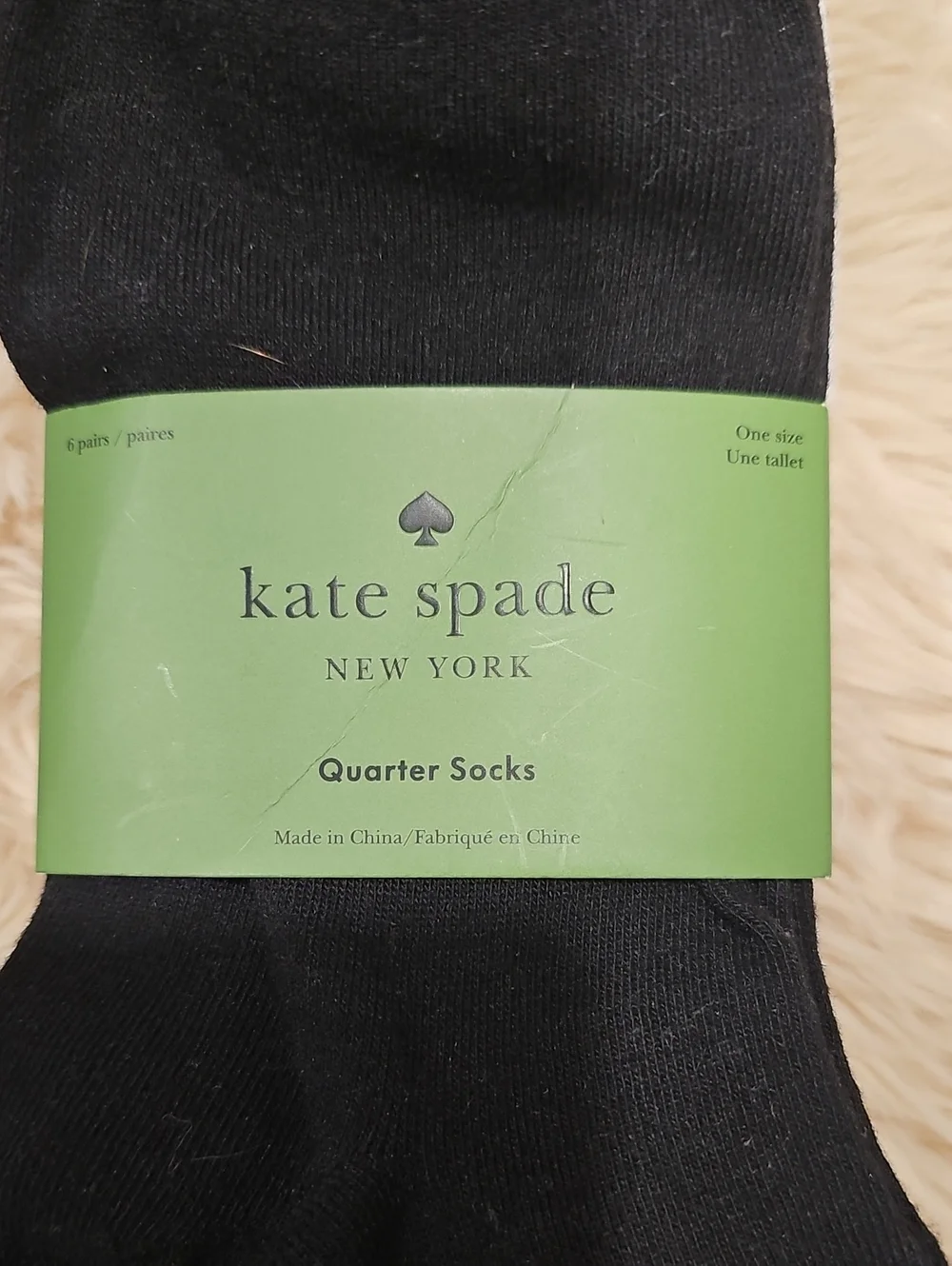 Kate Spade Quarter Socks - 6 Pair
